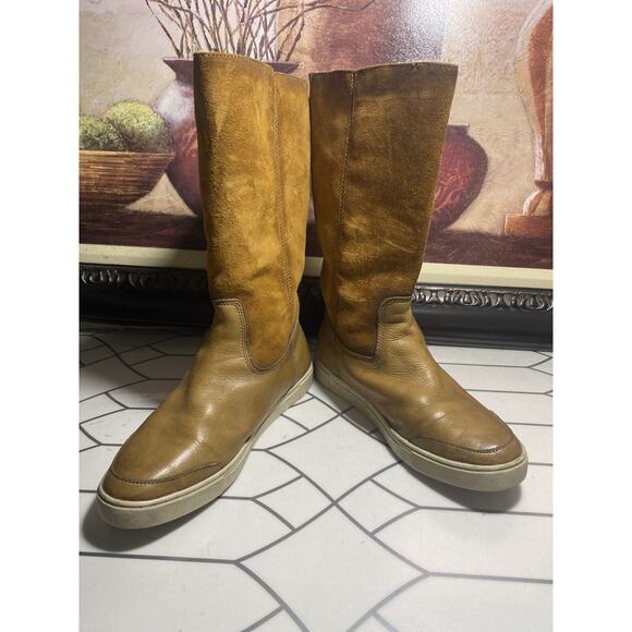 Frye Brown Boot Leather Style 7200043 Men’s Sz 9.5 M - Picture 7 of 12